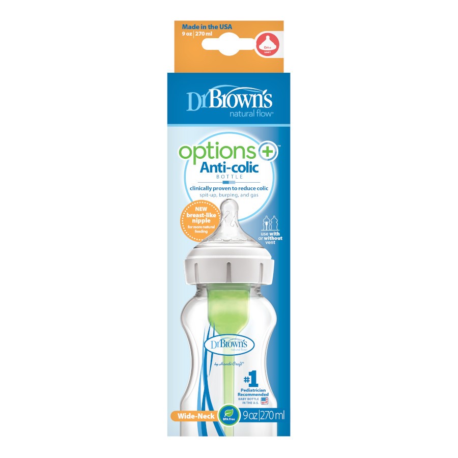 DrBrown’s Natural Flow Options + Anti-colic PVC 270 ml (2)
